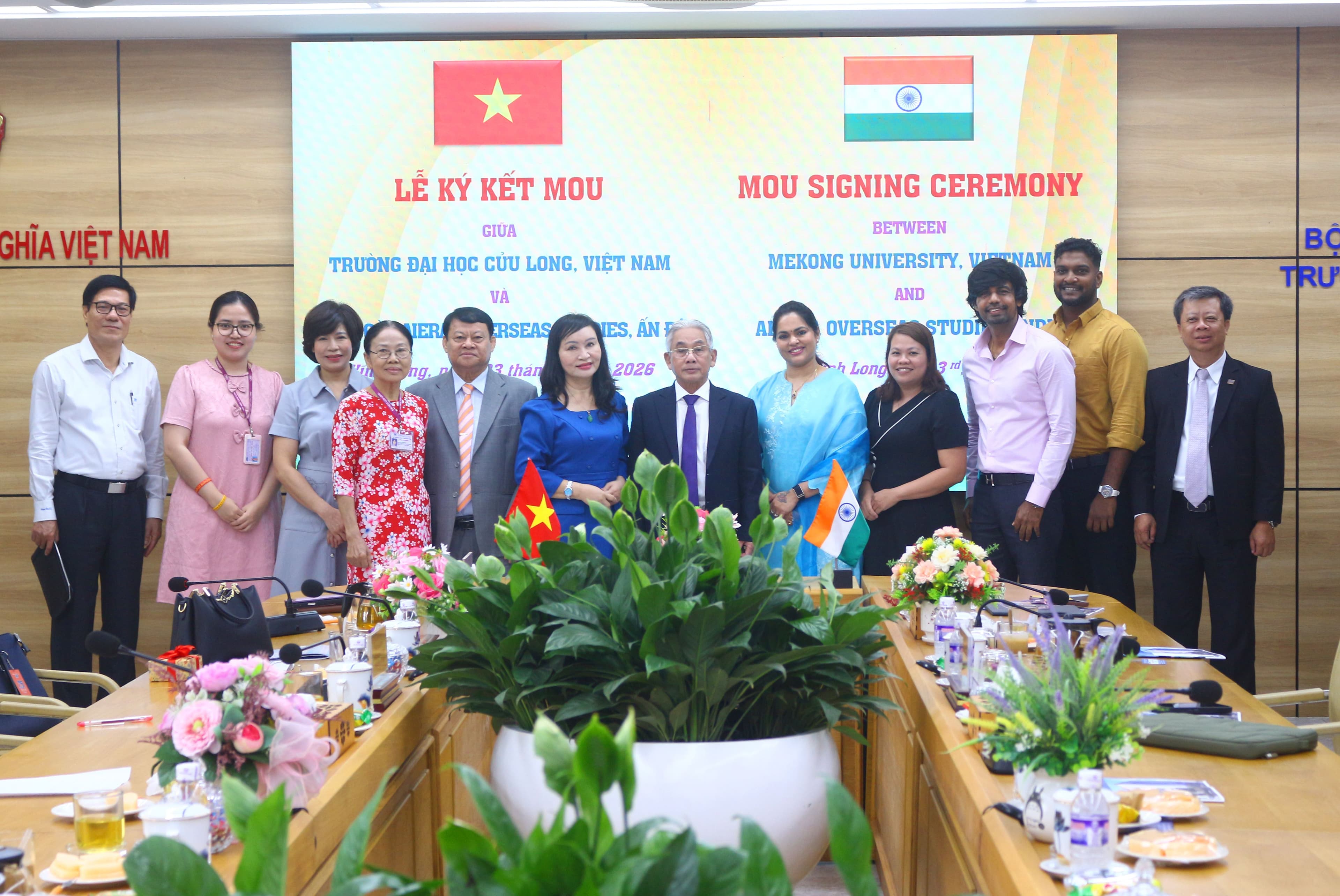 MOU Signing Ceremony — Mekong University and Aieraa Overseas Studies, June 3, 2026